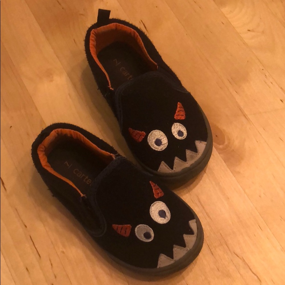 Carter’s little monster slip-on shoes